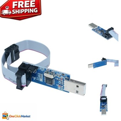 51 AVR ATMEGA8 Programmer USBasp USB ISP 10 Pin USB Programmer 3.3V/5V with C...