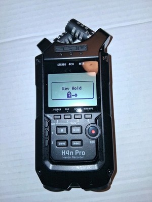 ZOOM H4n Pro Handy Recorder 4-Track MTR All Black Finish Audio Sound Equipment