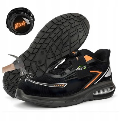 MAGROS 610 Arbeitsschuhe S1 SR Herren mit Metallkappe BOA Gr 40-46 Polyurethan