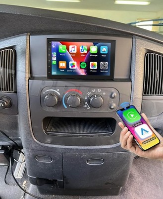 For 2002-2005 Dodge Ram 1500 2500 3500 Car Radio Stereo GPS Android Auto Carplay