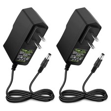 Power Adapter 2 Pack DC 5V 2A AC 100-240V 10W 5.5 x 2.5mm Compatible 5.5x2.1mm