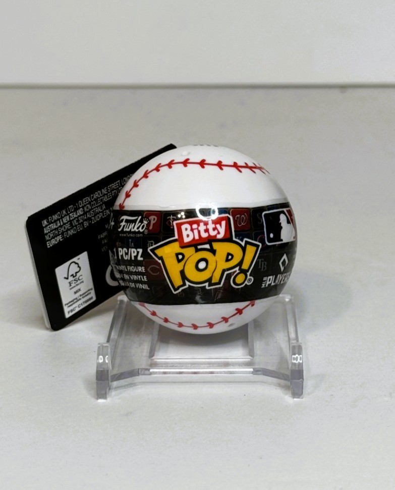 MLB Bitty Pop! Baseball Mini-Figure Mystery Blind Box - One Sealed Figure
