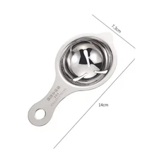 1 PC Egg White Separator Stainless Steel Tools Eggs Yolk Strainer Kitchen Access