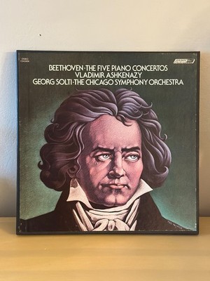 Beethoven: The Five Piano Concertos 5LP Box | Ashkenazy Solti Chicago | London