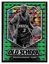 2019-20 Panini Mosaic #9 Stephon Marbury Old School Mosaic Green Suns