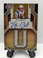 2025 Pro Set Metal Surname Super Prismatic Gold Auto 1/1 Tedy Bruschi PATRIOTS