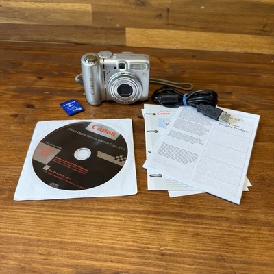 Canon キャノン PowerShot A580 シルバー デジカメ Preços baixos em Visor Canon Powershot A580 Câmeras Digitais | eBay