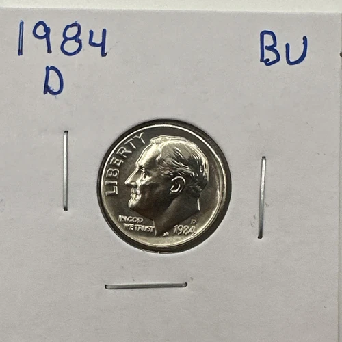 1984-D Roosevelt Dime BU (Brilliant Uncirculated) Denver Mint