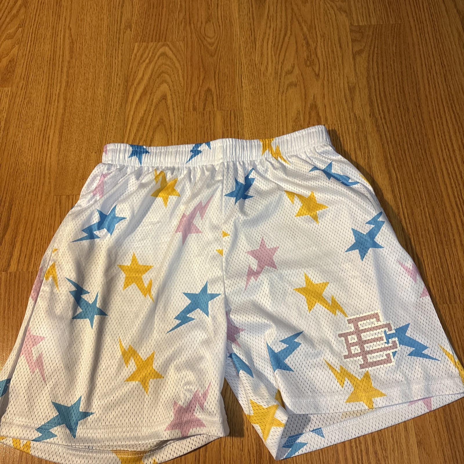 Eric Emmanuel X Bape Basic Shorts WHITE, YELLOW, … - image 1