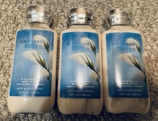 Bath  Body Works LOT 3 Sea Island Shore Daily Nourishing Body Lotion Cream 8 oz