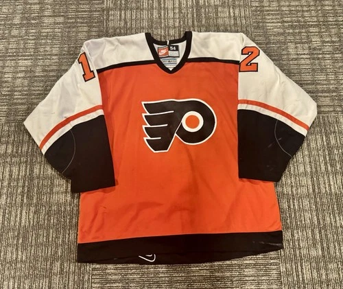 Philadelphia Flyers NHL Game Worn Hockey Jersey Forbes #12