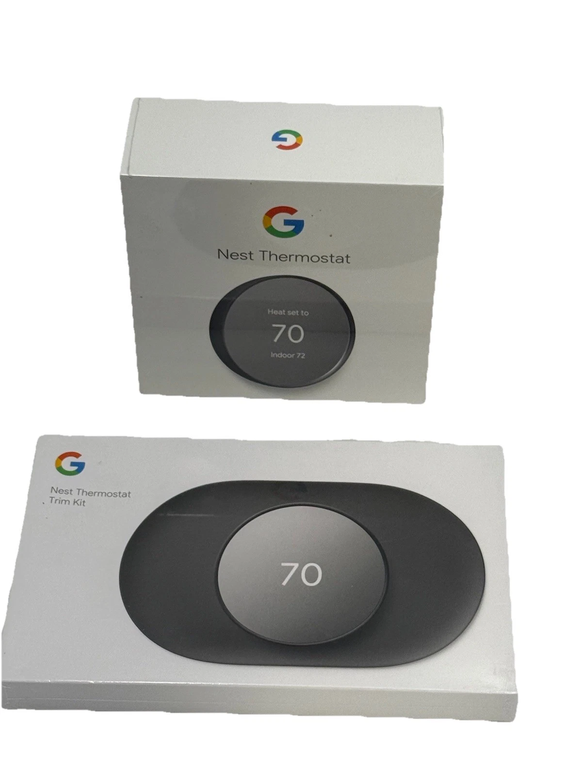 Google Nest Thermostat –Programmable Wi‑Fi Thermostat – With Trim Kit - G4CVZ