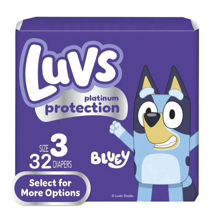 Luvs Platinum Protection Baby Diapers Size 3, 32 Count