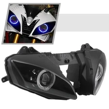 Fully Assembly Headlight Projector Angel Eyes Kits For Yamaha YZF R6 2006-2007