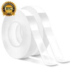 2 Pack Nano Double Sided Tape Heavy Duty Mounting Tape Sticky Walls Alien Tape