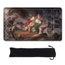 Sona - League Of Legends Riftbound Playmat 24x14 in + Free Storage Bag 