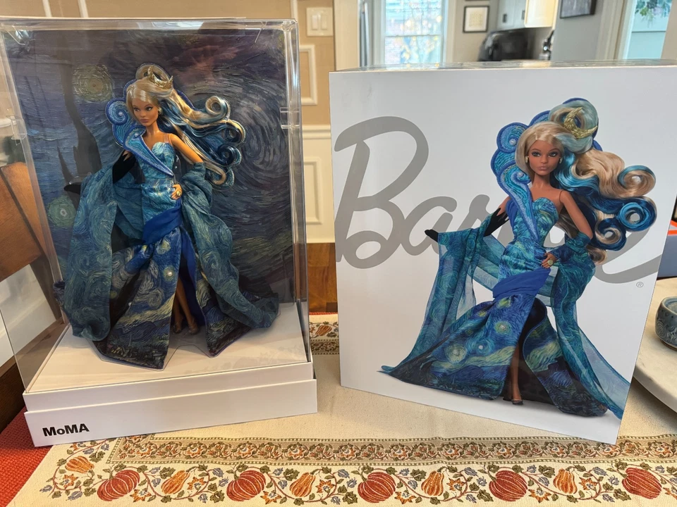 Barbie x MoMA Vincent van Gogh Doll 2025 - READY TO SHIP - Image 2 of 4