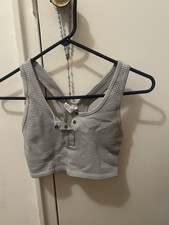 Aerie OFFLINE Recharge Sports Bra Gray XS But...