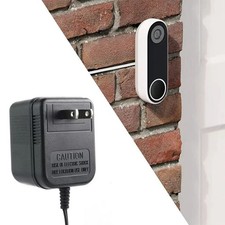 24V 500mA AC Power Adapter for Ring Doorbell 26FT Cable Transformer Black