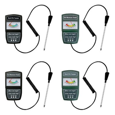 Precisions Soil Moisture Detector Soil Acidity Meter with Steel Probe Gardening