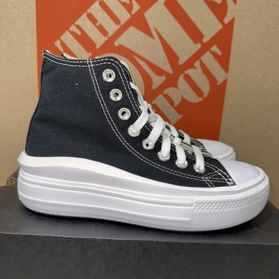 Women's Converse Chuck Taylor All Star Move Hi Black - Size 5, 568497C