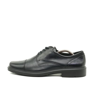 ECCO Herren Elegant Office Schnürschuhe Schwarz Leder Classic Business EU 45