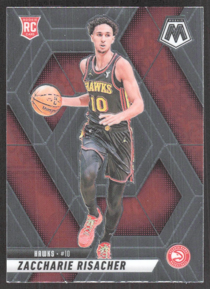 2024-25 Panini Mosaic Zaccharie Risacher Rookie Atlanta Hawks #213