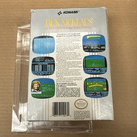 Jack Nicklaus Greatest 18 Holes of Major Championship Golf Nintendo NES COMPLETO