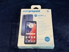 Motorola Moto G Play 2024 Blue AT T Prepaid Smartphone 64GB NEW FACTORY SEALED