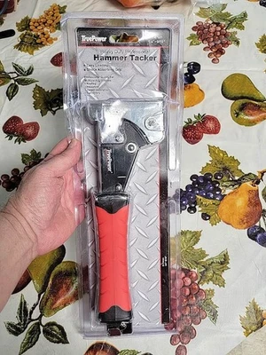 TruePower Hammertacker Profi Schwerlast ungeöffnet 6-14 mm oder 1/4" bis 9/16" - Bild 1 von 4