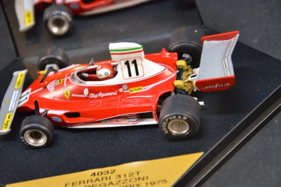 FERRARI 312T CLAY REGAZZONI GP ITALIA 1975 QUARTZO 1/43 DIE CAST MODEL FORMULA 1 - Immagine 3 di 4