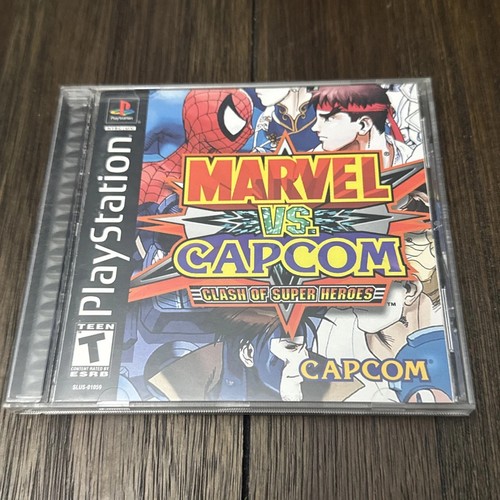 Marvel vs. Capcom: Clash of Super Heroes PlayStation 1 PS1 Completo Excelente