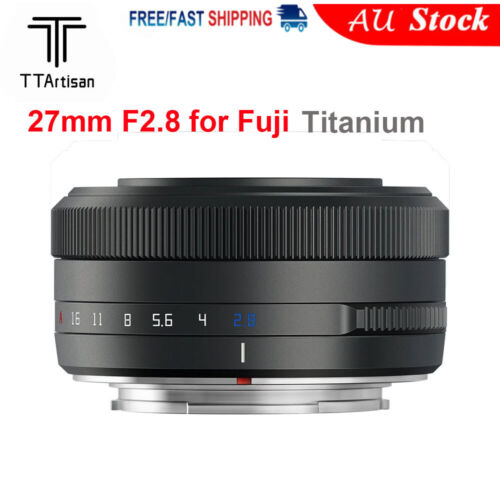 TTArtisan 27mm F2.8 Auto Focus APS-C Camera Lens For Fuji X Mount Titanum Color - Picture 1 of 13