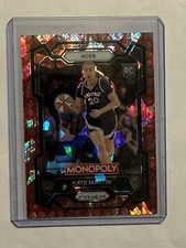 2024 Panini Prizm Monopoly WNBA Kate Martin Rookie Free Parking Cracked Ice