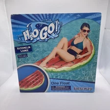 H2O Go! Watermelon Lounge Pool Float Inflatable Float large float