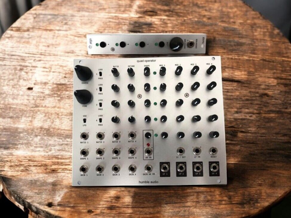Humble Audio Quad Operator FM Oscillator with Expander Humble Audio Quad Operator FM Oscillator with Expander