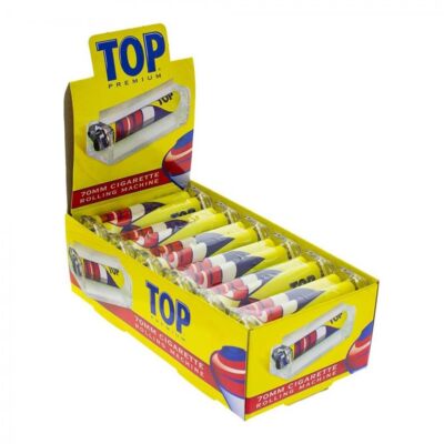 TOP Rolling Machines 70mm Single Wide Cigarette Maker (Box of 12 Rollers)