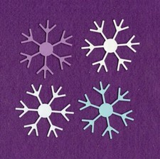 SNOWFLAKE 20 die cuts scrapbook cards