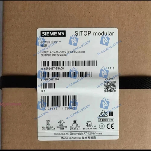 New SIEMENS 6EP1437-3BA00 Power Supply Sealed Factory Sealed