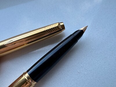 PARKER 45 Insignia IND. BRASILEIRA Füllfederhalter m. 14 Karat Goldfeder, Füller