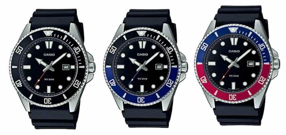 CASIO MDV-107-1A1VEF MDV-107-1A1 COLLECTION 200M ACERO/RESINA*Express 1/2 Days* - Imagen 2 de 3