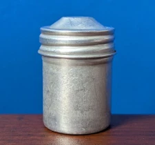Vintage 35mm Aluminum Film Canister - Unbranded, With Metal Top - Free Shipping