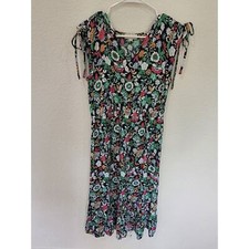 Loft floral silky dress size medium #7