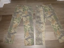 2 Pr Of Vintage Duxbak Camo Jeans Camouflage Pants 36 x 34 Actual 36x33 36x32
