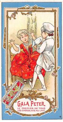 Chromos - COR13856 - Gala Peter - Frau - Koch - Schüssel - ca. 10x5 cm -