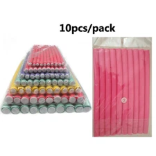 Magic Hair Curler Twist Flex Bendy Roller Foam Perm Rod Curls Styling Tool 10pcs