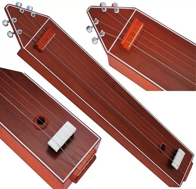 Box Tanpura, Tambura, Tanpuri, 4 Main String, Tun Wood, Male Type Voice