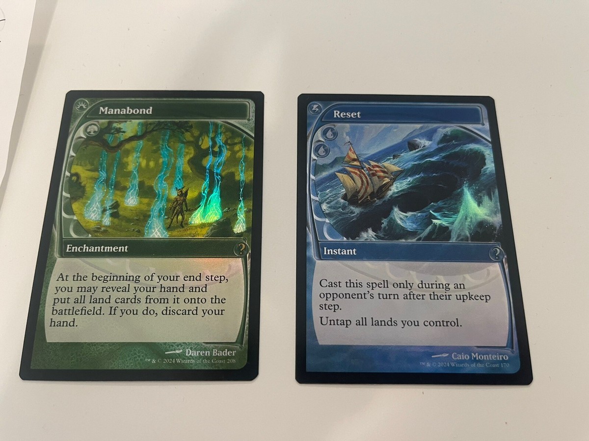 Mystery Booster 2 Future Sight Manabond Foil + Reset In Hand | eBay