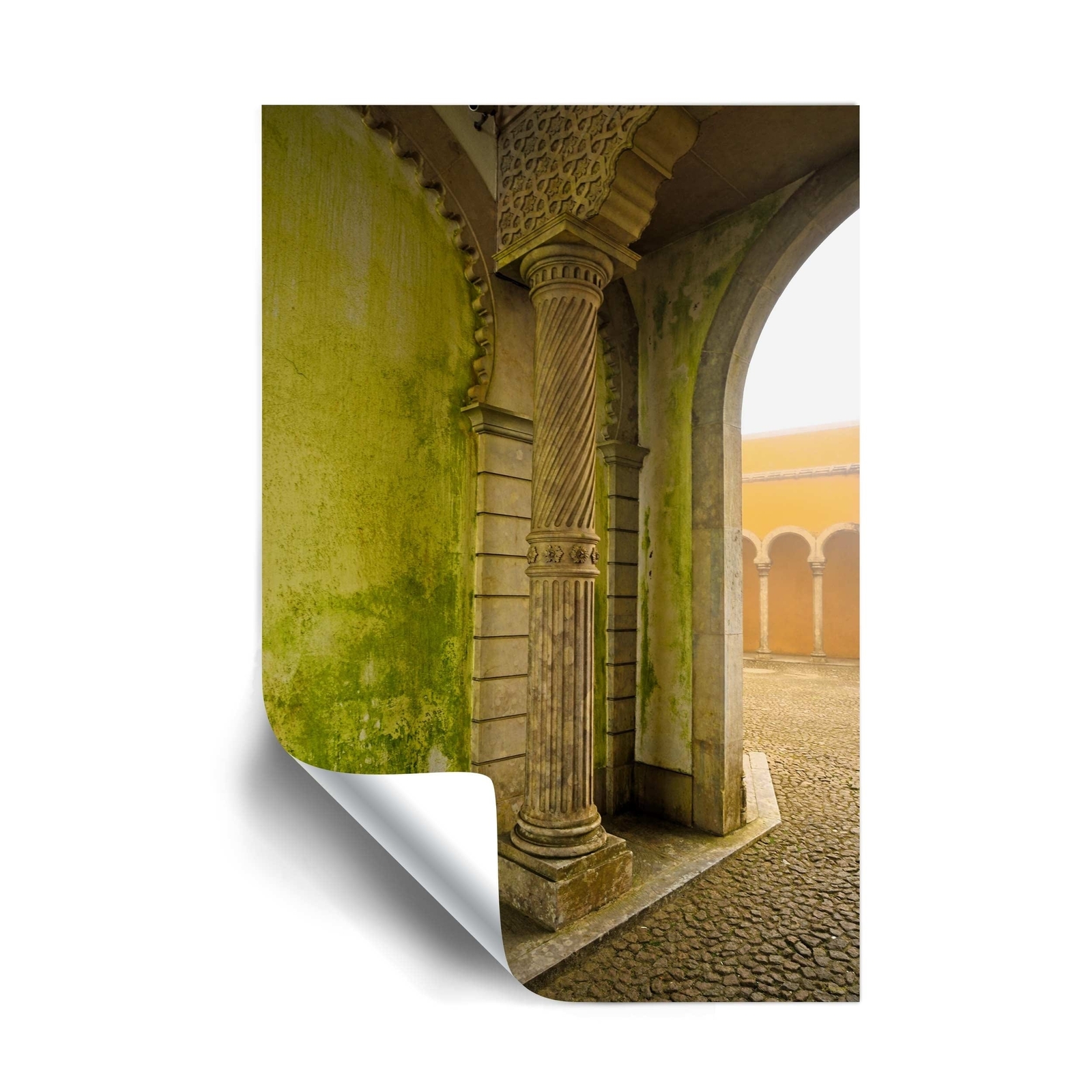 Kathy Yates Moorish Wall in Portugal Removable Wall Art