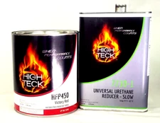 High Teck HFP450 GM 9260 Victory Red Basecoat Paint Gallon & Slow Reducer